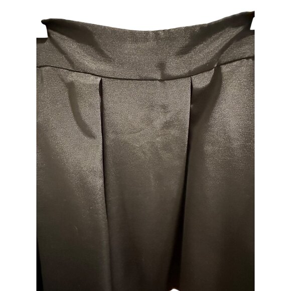 👗 2/$30 👗 Long Black Formal Zip-Up Pleated Skirt with Three Layers Estimate M - Picture 2 of 13
